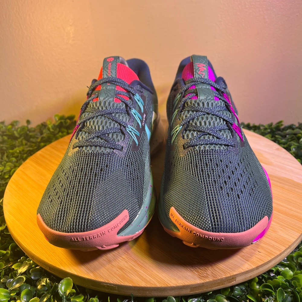 NIKE REACTX PEGASUS TRAIL 5 “ VIVID GRAPE GREEN FROST “ WOMENS SZ 9.5 DV3865-401 - Picture 3 of 9
